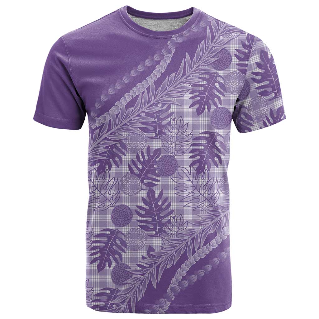 Hawaii Breadfruit Palaka T Shirt Poni Maile Lei - Polynesian Pride