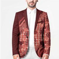 Hawaii Breadfruit Palaka Blazer Ulaula Maile Lei - Polynesian Pride