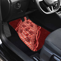 Hawaii Breadfruit Palaka Car Mats Ulaula Maile Lei - Polynesian Pride