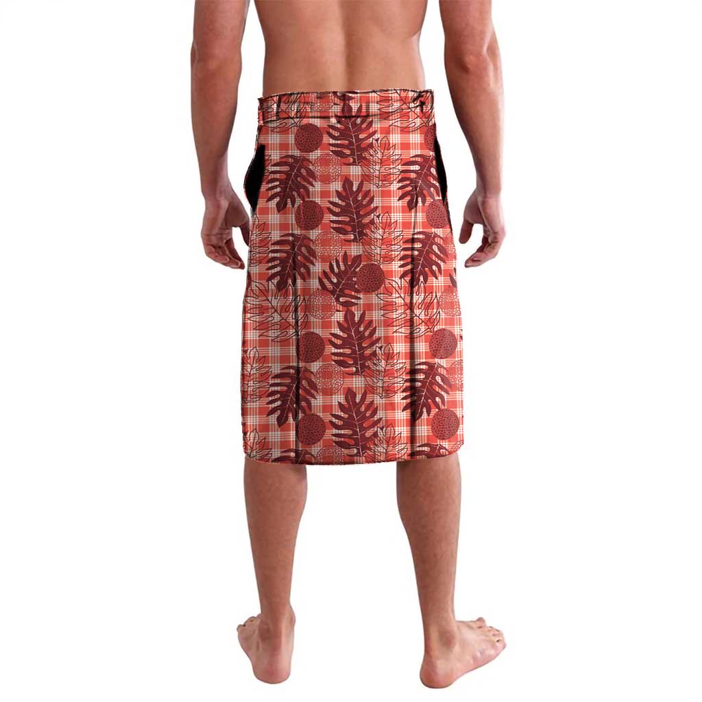 Hawaii Breadfruit Palaka Lavalava Ulaula Maile Lei - Polynesian Pride