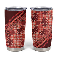 Hawaii Breadfruit Palaka Tumbler Cup Ulaula Maile Lei - Polynesian Pride