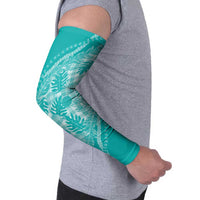 Hawaii Breadfruit Palaka Arm Sleeves Polu Opal Maile Lei - Polynesian Pride