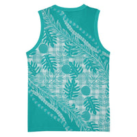 Hawaii Breadfruit Palaka Basketball Jersey Polu Opal Maile Lei - Polynesian Pride