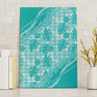 Hawaii Breadfruit Palaka Canvas Wall Art Polu Opal Maile Lei - Polynesian Pride