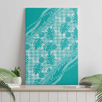 Hawaii Breadfruit Palaka Canvas Wall Art Polu Opal Maile Lei - Polynesian Pride