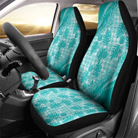 Hawaii Breadfruit Palaka Car Seat Cover Polu Opal Maile Lei - Polynesian Pride