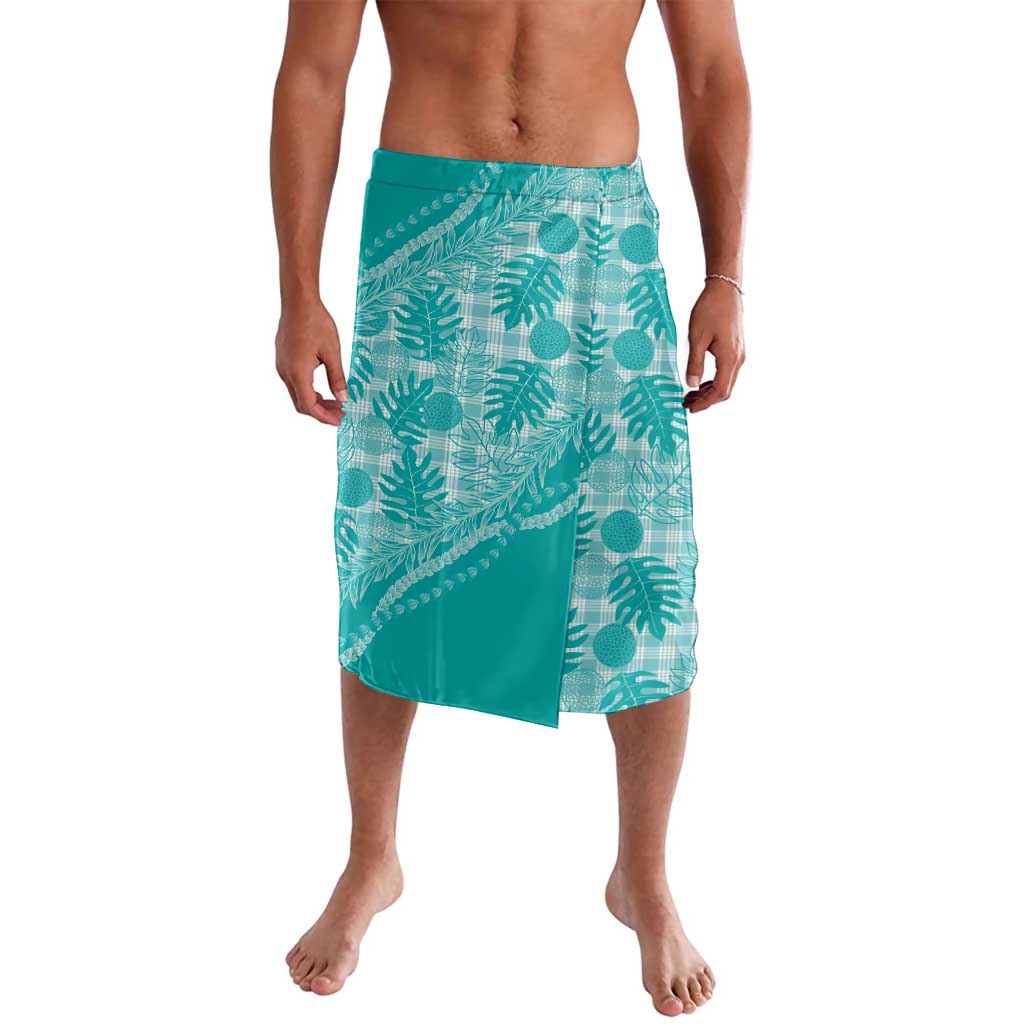 Hawaii Breadfruit Palaka Lavalava Polu Opal Maile Lei - Polynesian Pride