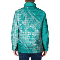 Hawaii Breadfruit Palaka Padded Jacket Polu Opal Maile Lei - Polynesian Pride