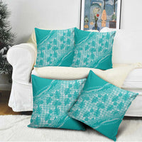 Hawaii Breadfruit Palaka Pillow Cover Polu Opal Maile Lei - Polynesian Pride