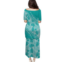 Hawaii Breadfruit Palaka Puletasi Polu Opal Maile Lei - Polynesian Pride