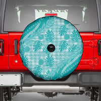 Hawaii Breadfruit Palaka Spare Tire Cover Polu Opal Maile Lei - Polynesian Pride