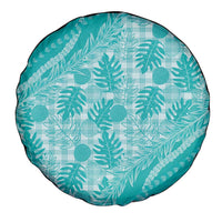 Hawaii Breadfruit Palaka Spare Tire Cover Polu Opal Maile Lei - Polynesian Pride