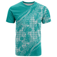 Hawaii Breadfruit Palaka T Shirt Polu Opal Maile Lei - Polynesian Pride