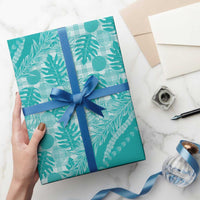 Hawaii Breadfruit Palaka Wrapping Paper Polu Opal Maile Lei - Polynesian Pride