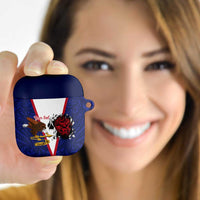 American Samoa Heart Tribal Personalized AirPods Case Polynesian Patterns LT9 - Polynesian Pride