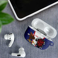 American Samoa Heart Tribal Personalized AirPods Case Polynesian Patterns LT9 - Polynesian Pride