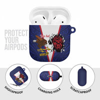 American Samoa Heart Tribal Personalized AirPods Case Polynesian Patterns LT9 - Polynesian Pride