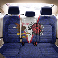 American Samoa Heart Tribal Personalized Back Car Seat Cover Polynesian Patterns LT9 - Polynesian Pride