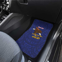 American Samoa Heart Tribal Personalized Car Mats Polynesian Patterns LT9 - Polynesian Pride