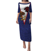 American Samoa Heart Tribal Personalized Family Matching Puletasi and Hawaiian Shirt Polynesian Patterns