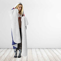 American Samoa Heart Tribal Personalized Hooded Blanket Polynesian Patterns