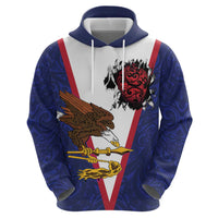 American Samoa Heart Tribal Personalized Hoodie Polynesian Patterns LT9 - Polynesian Pride