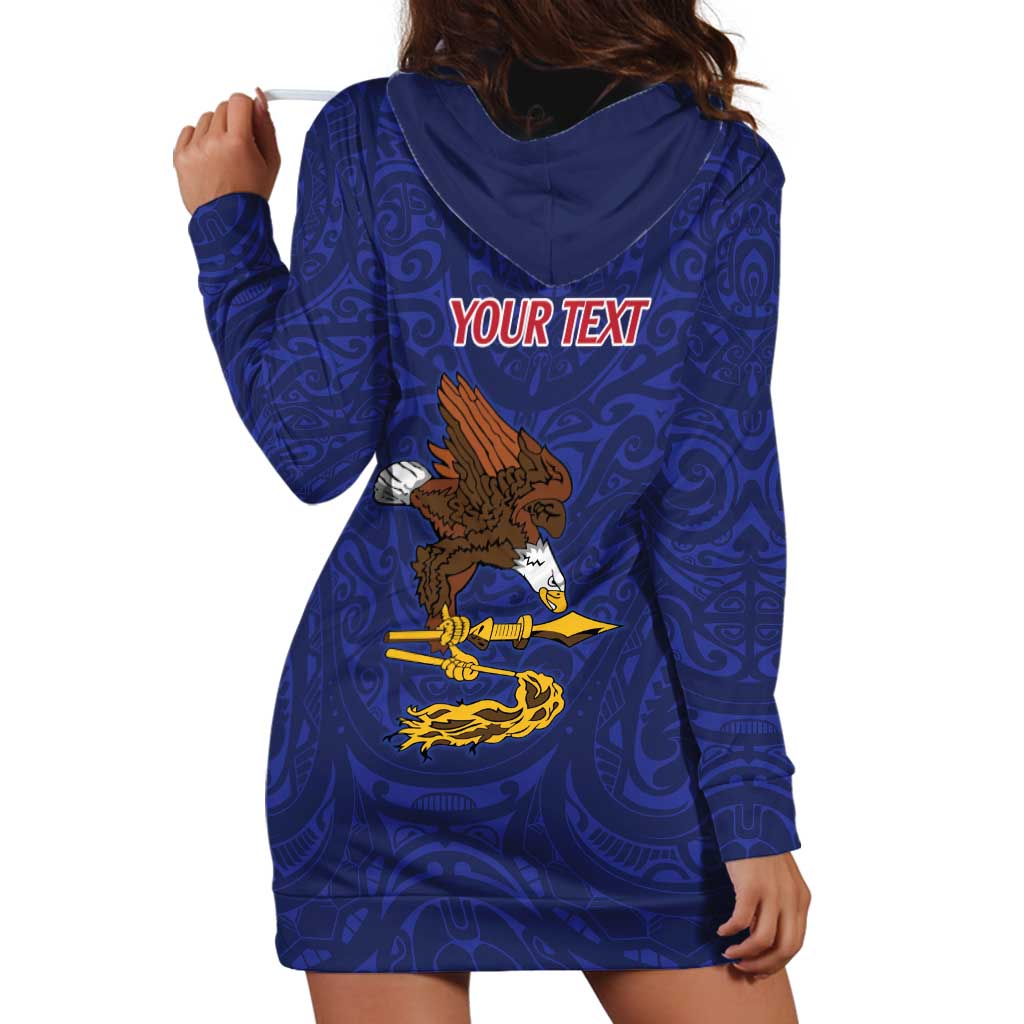American Samoa Heart Tribal Personalized Hoodie Dress Polynesian Patterns LT9 - Polynesian Pride