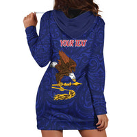 American Samoa Heart Tribal Personalized Hoodie Dress Polynesian Patterns LT9 - Polynesian Pride