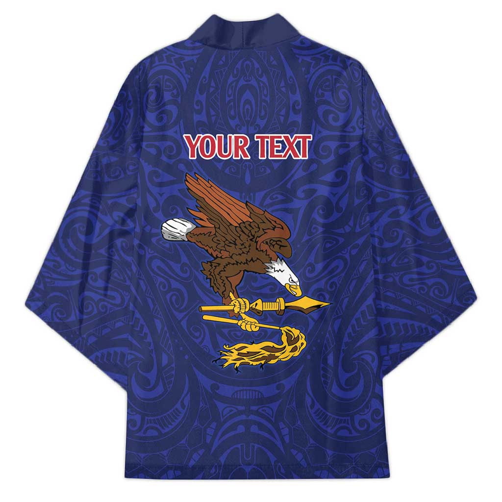 American Samoa Heart Tribal Personalized Kimono Polynesian Patterns