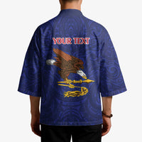 American Samoa Heart Tribal Personalized Kimono Polynesian Patterns