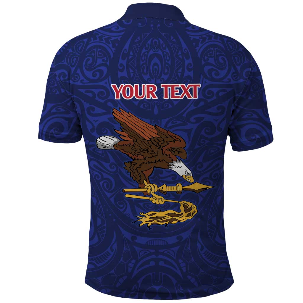 American Samoa Heart Tribal Personalized Polo Shirt Polynesian Patterns LT9 - Polynesian Pride