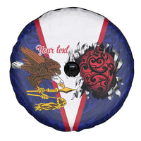 American Samoa Heart Tribal Personalized Spare Tire Cover Polynesian Patterns LT9 - Polynesian Pride