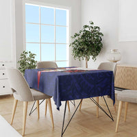 American Samoa Heart Tribal Personalized Tablecloth Polynesian Patterns LT9 - Polynesian Pride