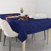 American Samoa Heart Tribal Personalized Tablecloth Polynesian Patterns LT9 - Polynesian Pride