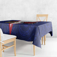 American Samoa Heart Tribal Personalized Tablecloth Polynesian Patterns LT9 - Polynesian Pride