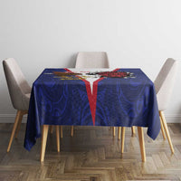 American Samoa Heart Tribal Personalized Tablecloth Polynesian Patterns LT9 - Polynesian Pride