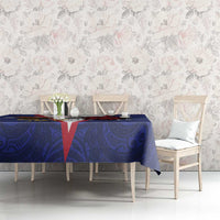 American Samoa Heart Tribal Personalized Tablecloth Polynesian Patterns LT9 - Polynesian Pride