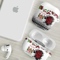 Fiji Heart Tribal Personalised AirPods Case Polynesian Patterns