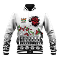Fiji Heart Tribal Personalised Baseball Jacket Polynesian Patterns