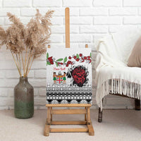 Fiji Heart Tribal Personalised Canvas Wall Art Polynesian Patterns