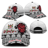Fiji Heart Tribal Personalised Classic Cap Polynesian Patterns