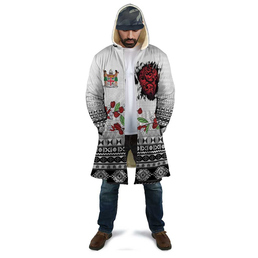 Fiji Heart Tribal Personalised Cloak Polynesian Patterns