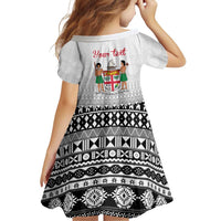 Fiji Heart Tribal Personalised Family Matching Off Shoulder Maxi Dress and Hawaiian Shirt Polynesian Patterns LT9 - Polynesian Pride