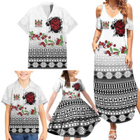 Fiji Heart Tribal Personalised Family Matching Summer Maxi Dress and Hawaiian Shirt Polynesian Patterns LT9 - Polynesian Pride