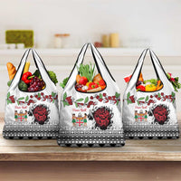 Fiji Heart Tribal Personalised Grocery Bag Polynesian Patterns