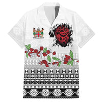 Fiji Heart Tribal Personalised Hawaiian Shirt Polynesian Patterns