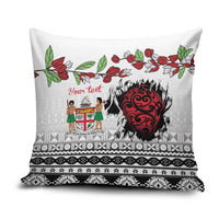 Fiji Heart Tribal Personalised Pillow Cover Polynesian Patterns