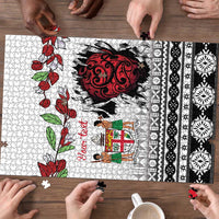 Fiji Heart Tribal Personalised Puzzle Polynesian Patterns