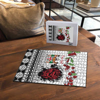 Fiji Heart Tribal Personalised Puzzle Polynesian Patterns