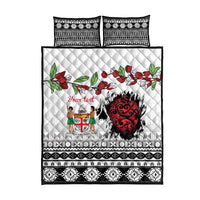 Fiji Heart Tribal Personalised Quilt Bed Set Polynesian Patterns